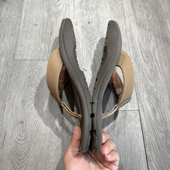 Olukai Mens Ohana Sandal Size 12 Brown Thong Flip Flop Beach Shoe Pool Slide main image 7